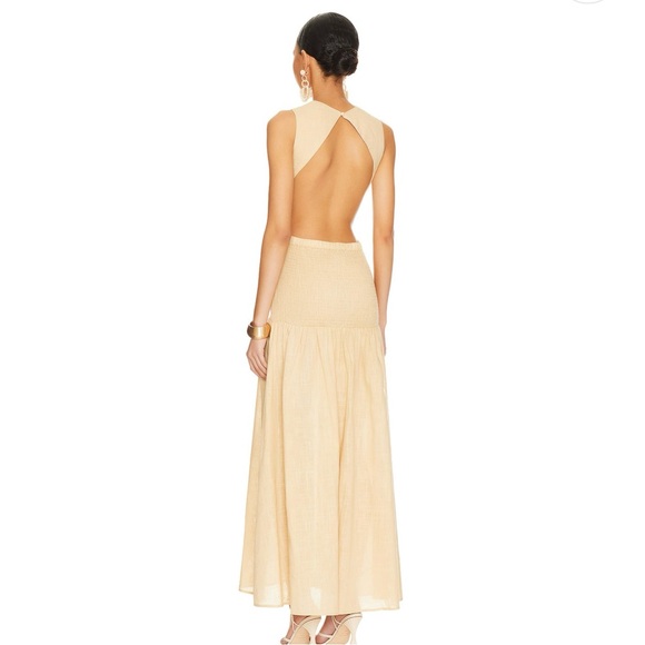 SNDYS Lottie Dress in Oat - Picture 2 of 3